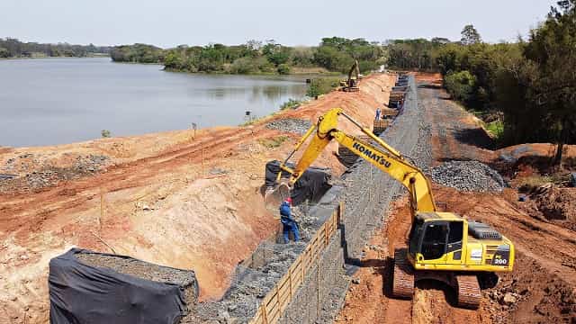 DAE de Santa Bárbara segue com a obra da nova represa 1 DJI 0781