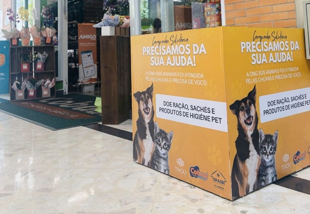 Tivoli tem campanha solidária de arrecadação para ONG SOS Animais 1 campanha-ong-tivoli