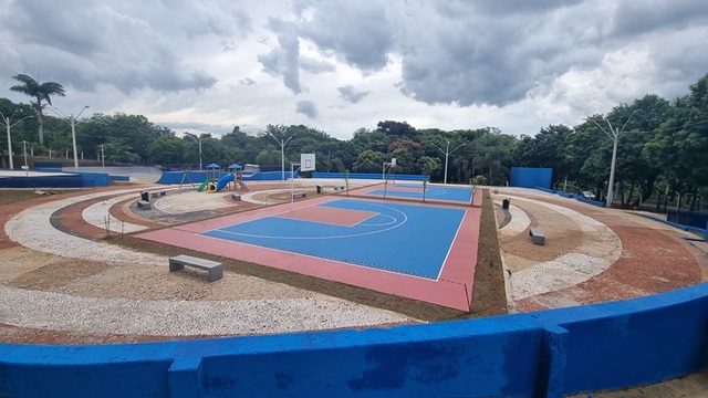 Reforma da praça de esportes do Zanaga será entregue nesta quinta 1 ginasio-esportes-zanaga