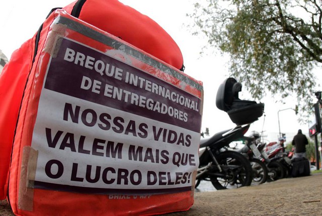 Entregadores de aplicativos fazem greve de 48h em todo Brasil