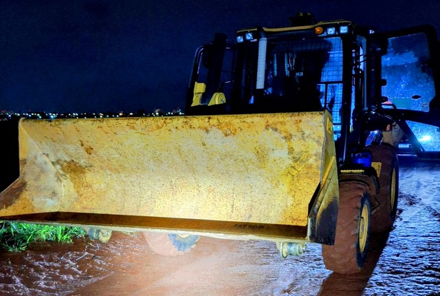 GCM recupera retroescavadeira de R$ 400 mil em Nova Odessa 1 GCM recupera retroescavadeira de R$ 400 mil em Nova Odessa