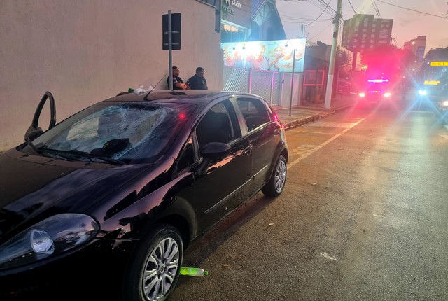Homem é atropelado, motorista foge mas é pego pela Guarda 1 Homem é atropelado em avenida de Americana
