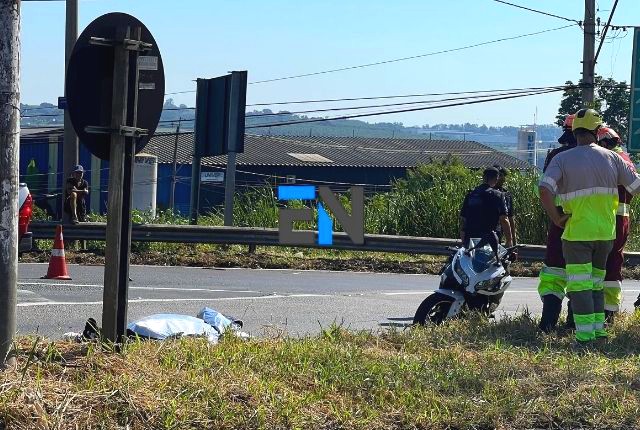 Motociclista morre em acidente no viaduto do Zanaga, em Americana 1 Motociclista morre em acidente no viaduto do Zanaga em Americana 1