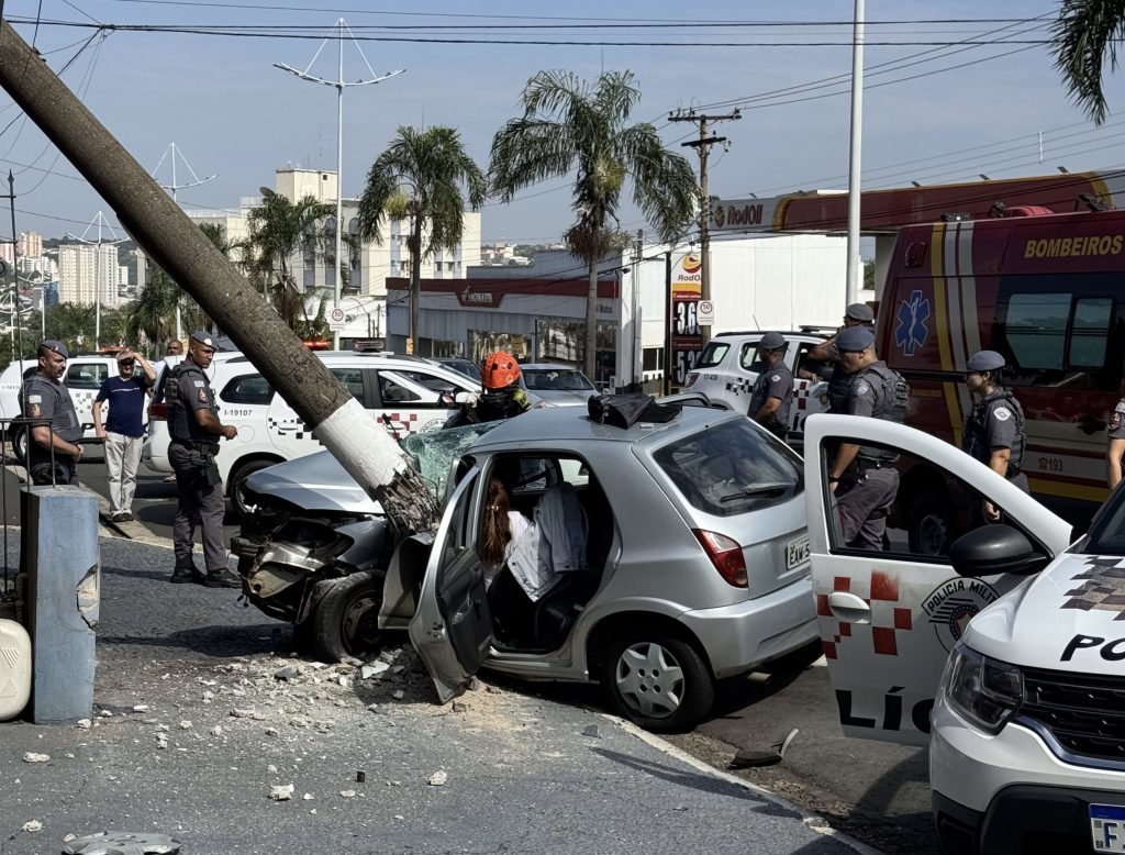 Mulher bate em poste após tentar fugir de blitz em Americana 1 b813b65f 7e65 4536 bd27 b0274ad6a050
