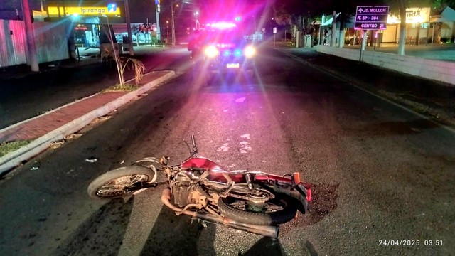 Condutor embriagado em moto furtada é preso após acidente em SBO 1 Condutor embriagado em moto furtada é preso após acidente em SBO