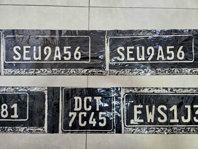 DIG e Detran prendem suspeito de falsificação de placas veiculares em S. Bárbara 1 DIG e Detran prendem suspeito de falsificação de placas veiculares em S. Bárbara
