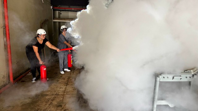 HM de Americana realiza simulação de incêndio para capacitação de profissionais 1 HM de Americana realiza simulação de incêndio para capacitação de profissionais