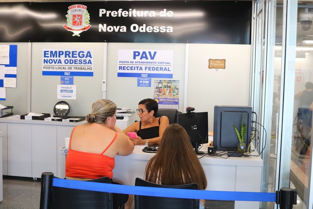 Nova Odessa tem 121 vagas de emprego publicadas nesta semana