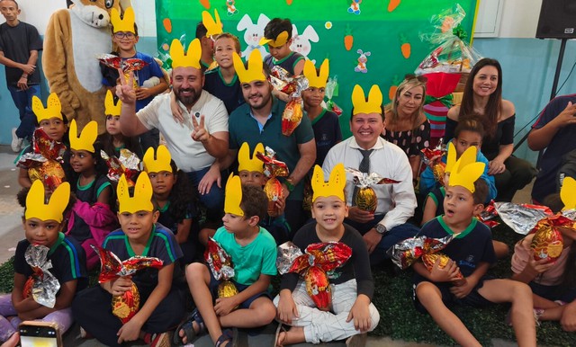 Prefeitura de Sumaré entrega 22 mil ovos de Páscoa aos alunos da rede municipal 1 Prefeitura de Sumaré entrega 22 mil ovos de Páscoa aos alunos da rede municipal