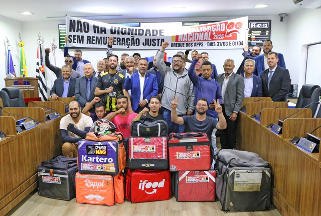 Presidente da Câmara de Sumaré presta apoio à mobilização dos entregadores 1 Presidente da Câmara de Sumaré presta apoio à mobilização dos entregadores