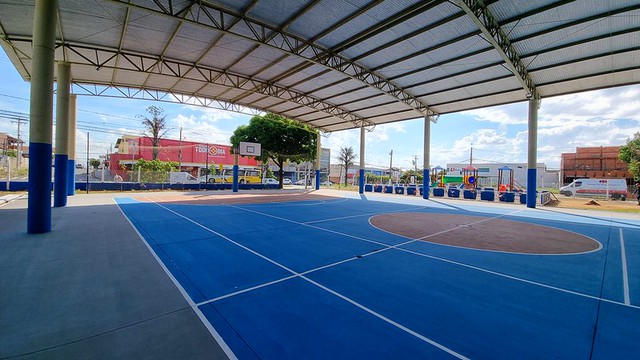 Revitalização da quadra poliesportiva do Parque Gramado será entregue nesta quinta-feira 1 Revitalização da quadra poliesportiva do Parque Gramado será entregue nesta quinta-feira