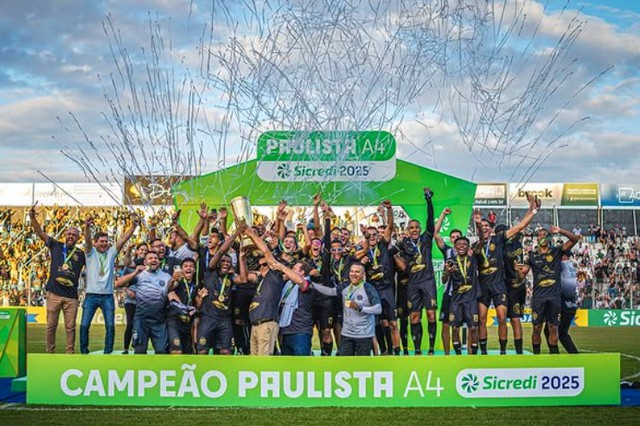 União Barbarense vence Paulista e é campeão da Série A4 do Paulistão 2 União Barbarense vence Paulista e é campeão da Série A4 do Paulistão 1
