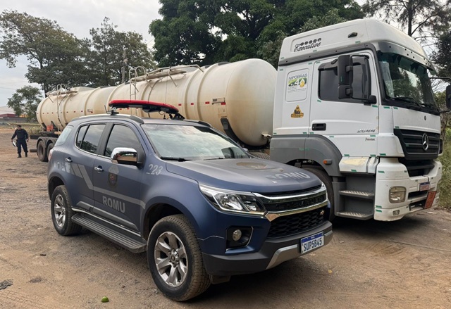 ROMU de Sumaré recupera caminhão de carga roubado 1 romu-sumare