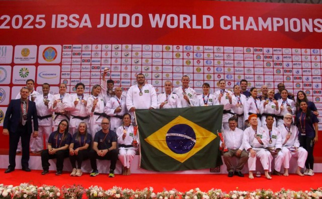 Brasil encerra Mundial de judô paralímpico com 13 medalhas e liderança no quadro geral 1 Brasil encerra Mundial de judô paralímpico com 13 medalhas e liderança no quadro geral
