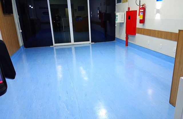 Hospital Municipal de Americana inicia tratamento do piso para reforçar segurança 1 Hospital Municipal de Americana inicia tratamento do piso para reforçar segurança