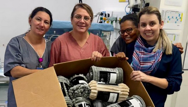 Bebês da UTI Neonatal de Americana recebem cobertores doados por moradores 1 Bebês da UTI Neonatal de Americana recebem cobertores doados por moradores