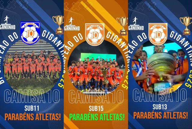 Camisa 10 é campeão do Gigantinho Campo em três categorias 1 Camisa 10 é campeão do Gigantinho Campo em três categorias