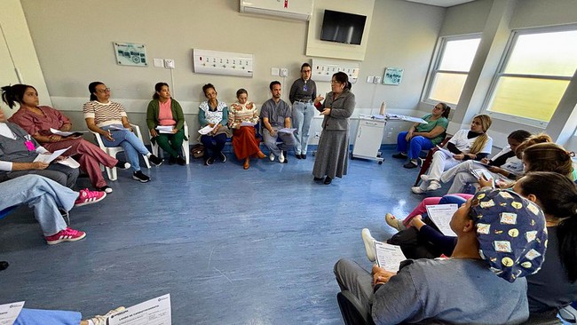Hospital Municipal capacita equipe para reforçar segurança no parto 1 Hospital Municipal capacita equipe para reforçar segurança no parto