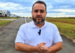 Lucas Leoncine visita aeroporto de Americana e defende revitalização para atrair investimentos