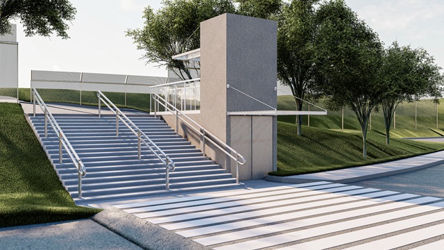 Tivoli inicia obras para modernização do acesso de pedestres com foco em acessibilidade e inclusão 1 Novo Acesso Pedestres_2025 tivoli