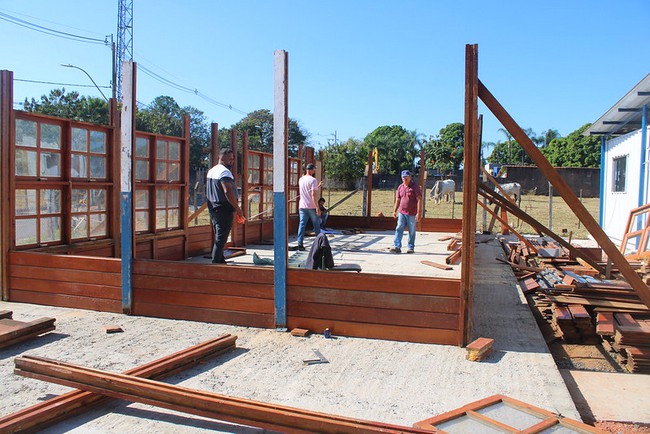 Obras no CCZ de Americana avançam em duas frentes 1 Obras no CCZ de Americana avançam em duas frentes