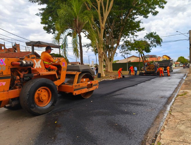 Sumaré inicia Programa Asfalto Novo pelo Parque Casarão 2 Sumaré inicia Programa Asfalto Novo pelo Parque Casarão