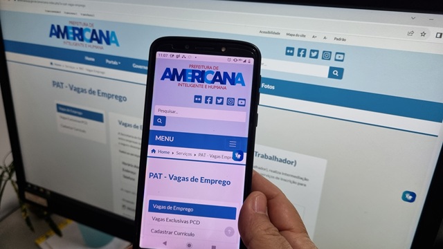 Segunda-feira começa com mais de 260 vagas de emprego em Americana 1 Vagas PAT emprego Americana