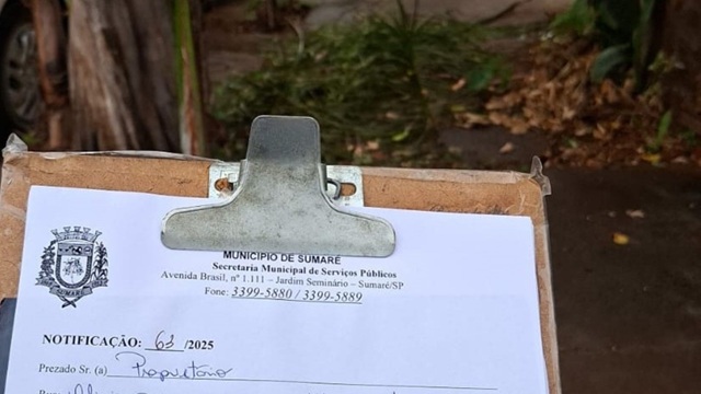 "Sumaré Limpa" notifica 200 donos de imóveis e terrenos para limpeza 1 sumare-limpa