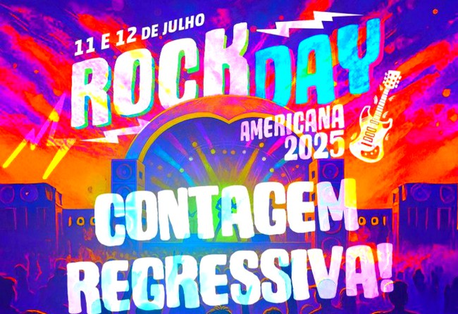 3º Rock Day Americana terá entrada solidária e shows de peso 4 3º Rock Day Americana terá entrada solidária e shows de peso