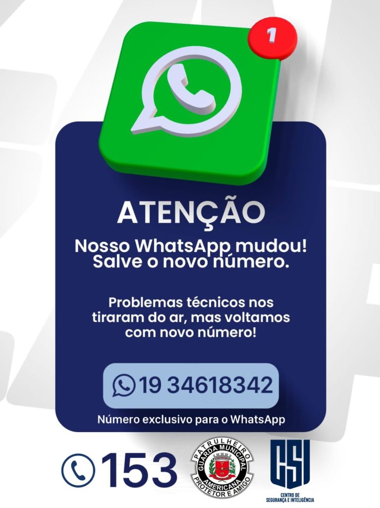 Gama passa a atender em novo número de WhatsApp