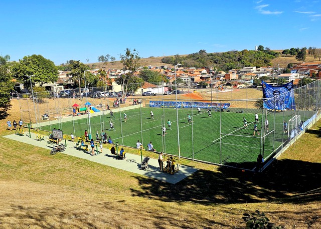 Nova área de lazer é entregue no Jardim das Orquídeas 3 Nova área de lazer é entregue no Jardim das Orquídeas 1