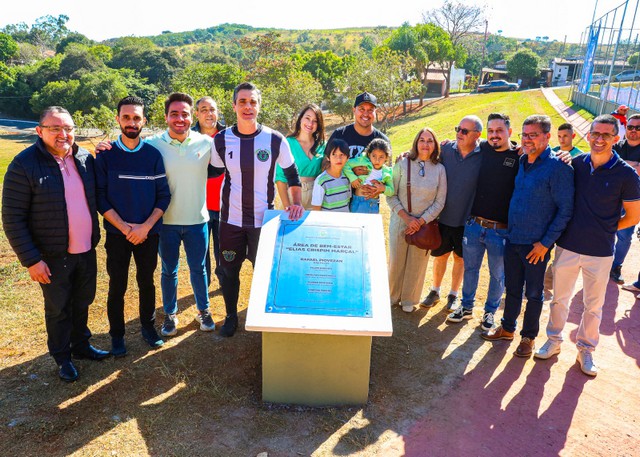 Nova área de lazer é entregue no Jardim das Orquídeas 1 Nova área de lazer é entregue no Jardim das Orquídeas