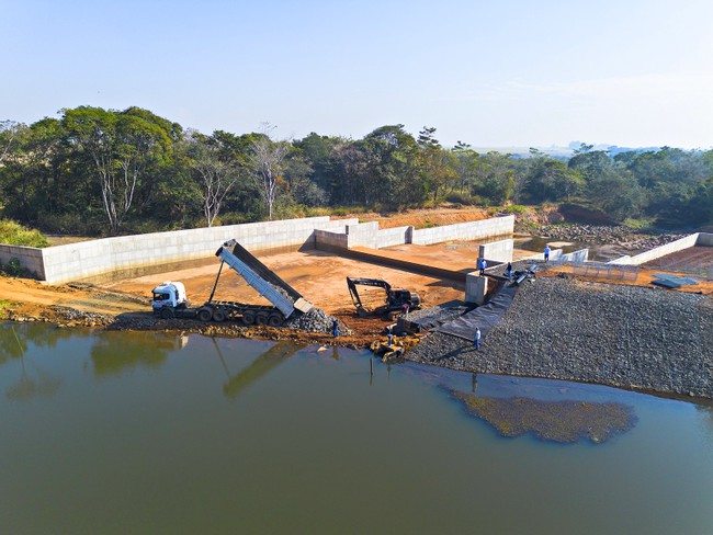 Nova represa em Santa Bárbara d’Oeste atinge 97% de conclusão