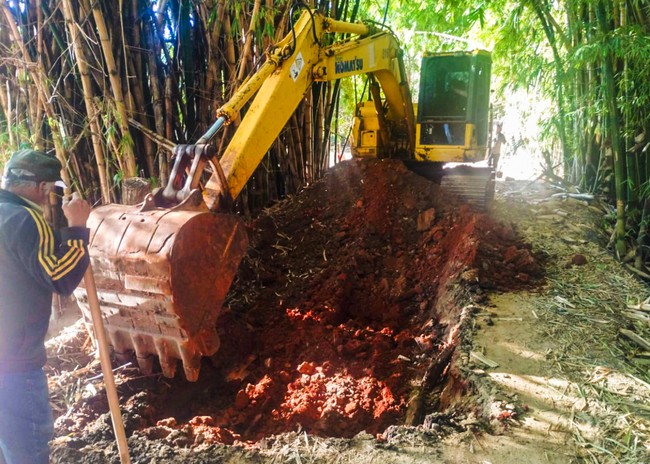 Ponte no Olhos d’Água passa por manutenção em Santa Bárbara 1 Ponte no Olhos d’Água passa por manutenção em Santa Bárbara