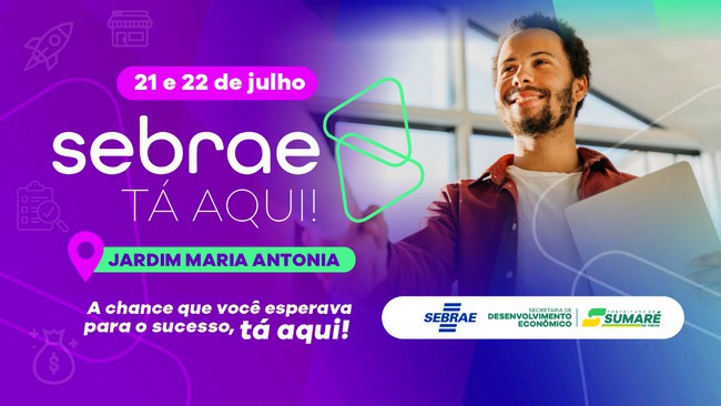 “Sebrae Tá Aqui” leva apoio a empreendedores de Sumaré 1 “Sebrae Tá Aqui” leva apoio a empreendedores de Sumaré