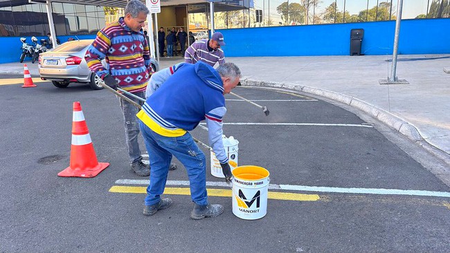 Sinalização viária é revitalizada no entorno do Hospital Municipal de Americana 2 Sinalização viária é revitalizada no entorno do Hospital Municipal de Americana
