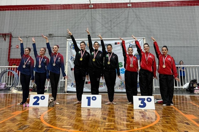 ginática rítmica ouro - jogos regionais