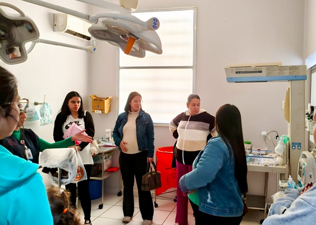 Saúde segue com acolhimento de gestantes à maternidade do Hospital Santa Bárbara 1 visita maternidade gestantes santa barbara