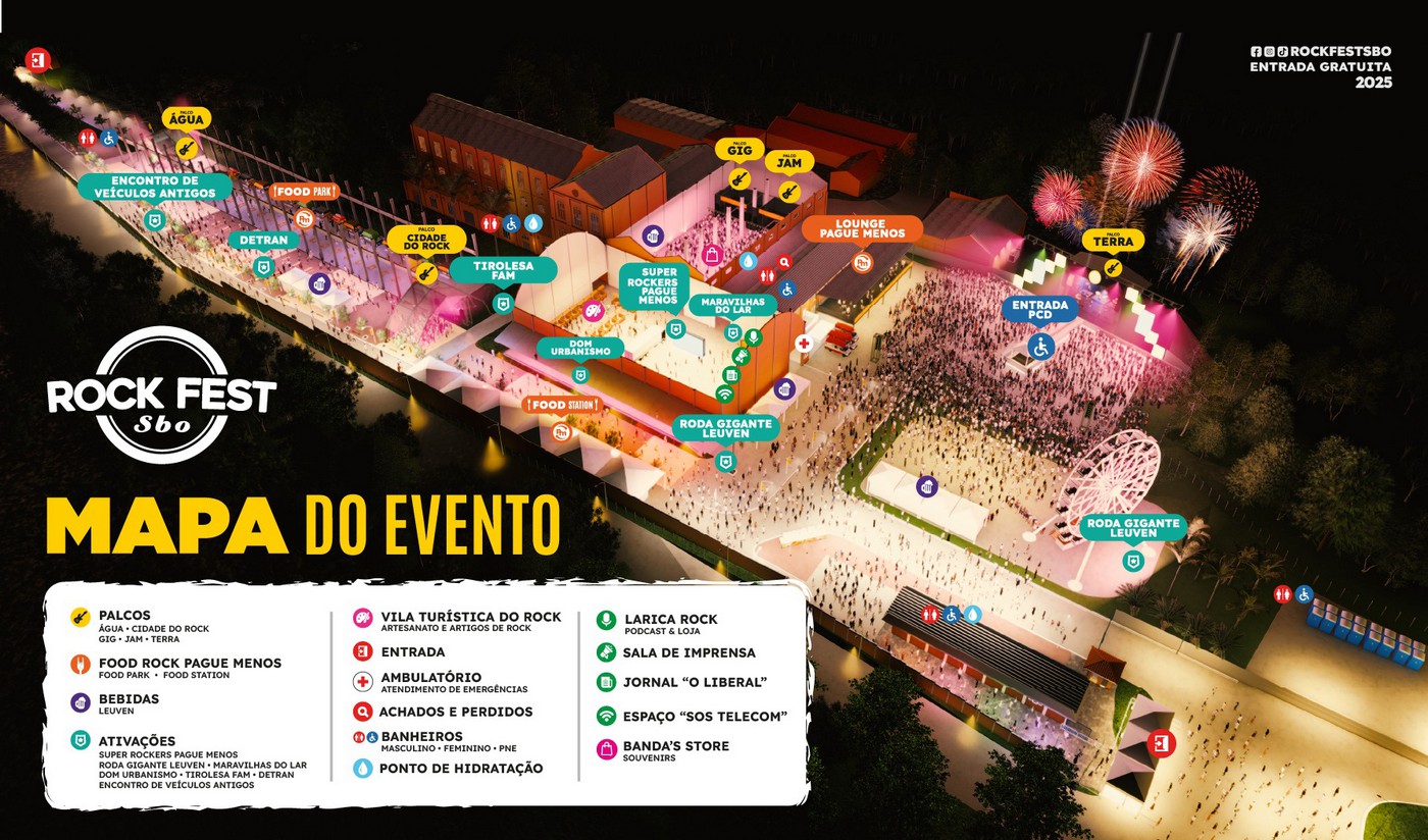 Santa Bárbara Rock Fest 2025 terá transporte especial e estacionamento solidário