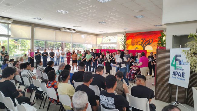 APAE de Nova Odessa completa 45 anos de inclusão e cuidado 1 APAE de Nova Odessa completa 45 anos de inclusão e cuidado
