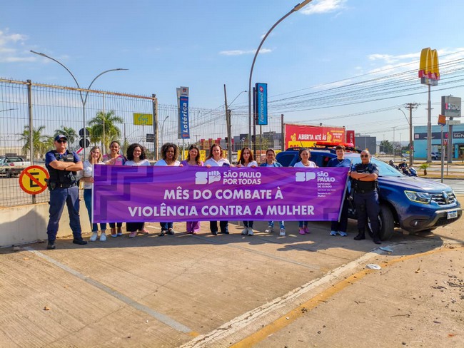 Agosto Lilás leva conscientização às ruas de Nova Odessa 1 Agosto Lilás leva conscientização às ruas de Nova Odessa