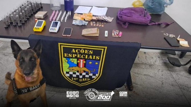 Baep desmantela tráfico de drogas em estabelecimento de Americana 1 Baep desmantela tráfico de drogas em estabelecimento de Americana
