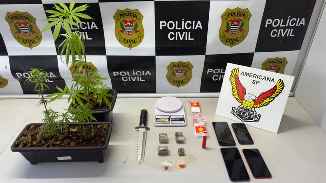 Dise desarticula tráfico de drogas via aplicativo em Santa Bárbara 1 Dise desarticula tráfico de drogas via aplicativo em Santa Bárbara