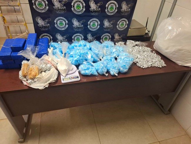GCM de Santa Bárbara apreende 22 kg de drogas no Romano