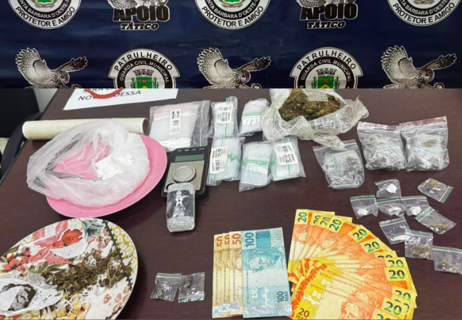 GCM de Santa Bárbara intercepta carro e apreende drogas em Americana