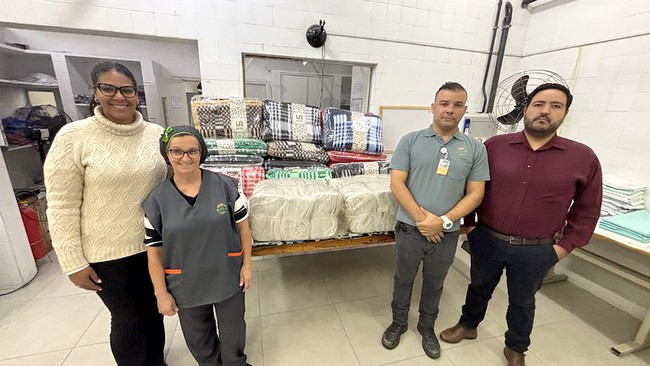 Hospital Municipal de Americana recebe nova remessa de cobertores e lençóis