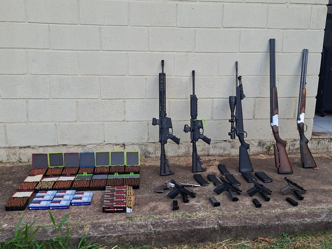 Polícia localiza mais um arsenal com fuzis em bunker secreto de Americana 1 Polícia localiza mais um arsenal com fuzis em bunker secreto de Americana