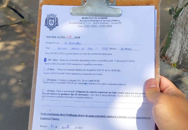 Prefeitura divulga balanço do Sumaré Limpa com 2 mil notificações 1 Prefeitura divulga balanço do Sumaré Limpa com 2 mil notificações
