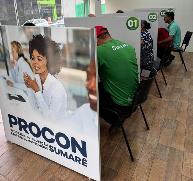 Procon de Sumaré tem alta de 39% nos atendimentos após mudança 1 Procon de Sumaré tem alta de 39% nos atendimentos após mudança