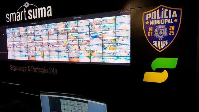 Sumaré investe em monitoramento inteligente com totens de vigilância